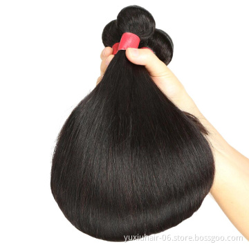Free sample Wholesale Grade 10A Virgin Malaysian Hair Silky Straight Thick Human Hair Bundles